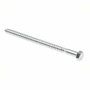 PRIME-LINE Hex Lag Screws, 3/8 in. X 6 in., A307 Grade A Zinc Plated Steel, 15PK 9056560